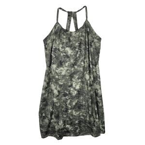 Balance Collection Green Harmony Racerback Dress Shelf Bra Athleisure Large